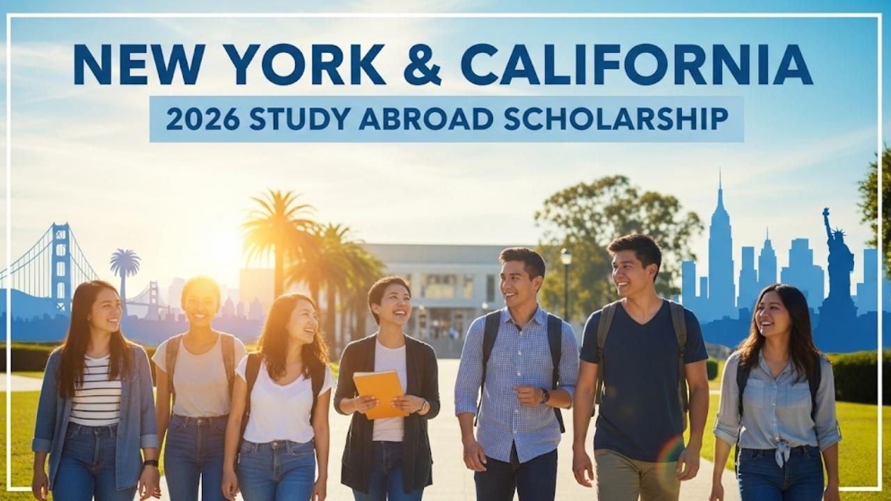 study abroad scholarship for New York & California 2026