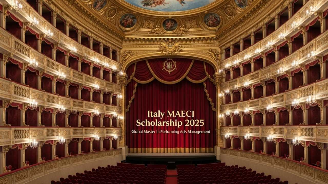 the Italy MAECI Scholarship 2025 for Global Master in Performing Arts Management