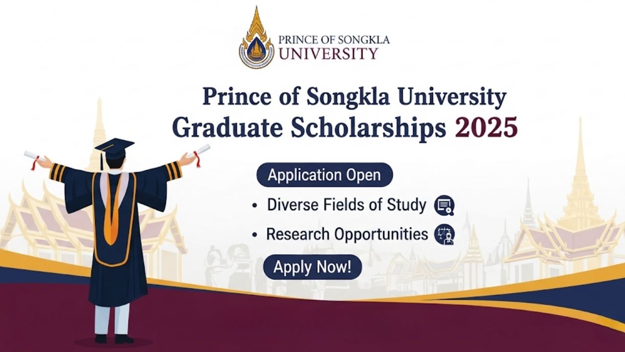 the Prince of Songkla University Graduate Scholarships 2025