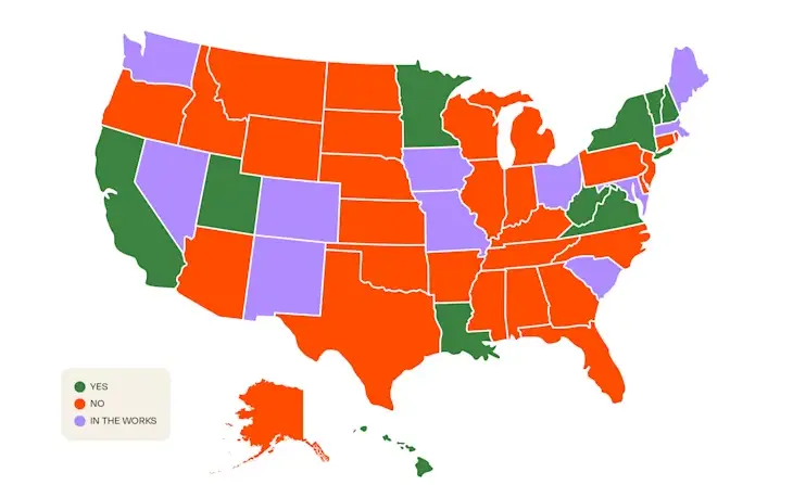 40 Million Americans at Risk of Hunger This November as Food Stamp Cuts Hit After Government Shutdown 3 Map showing U.S. states with emergency declarations or supplemental food aid programs in response to Food Stamp Cuts