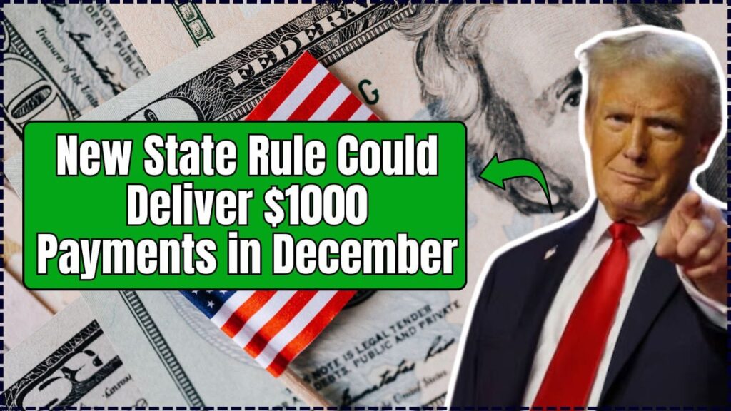 New State Rule Could Deliver $1000 Payments in December