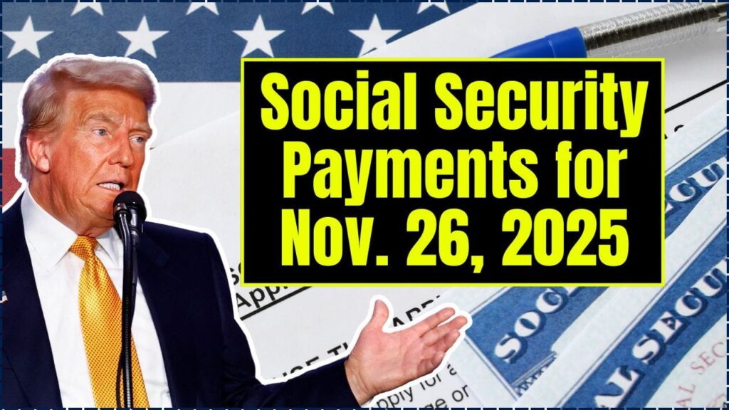 Social Security Payments for Nov. 26, 2025