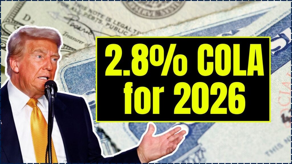 2.8% COLA for 2026