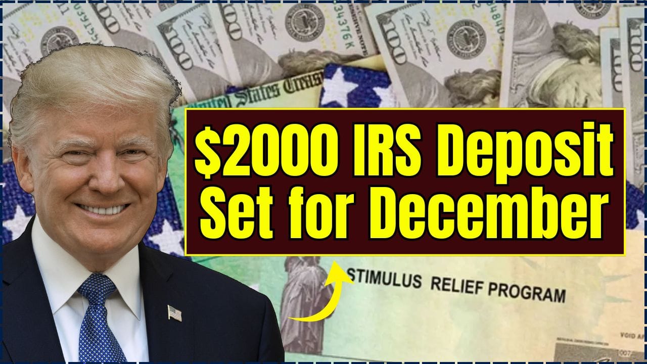$2000 IRS Deposit Set for December