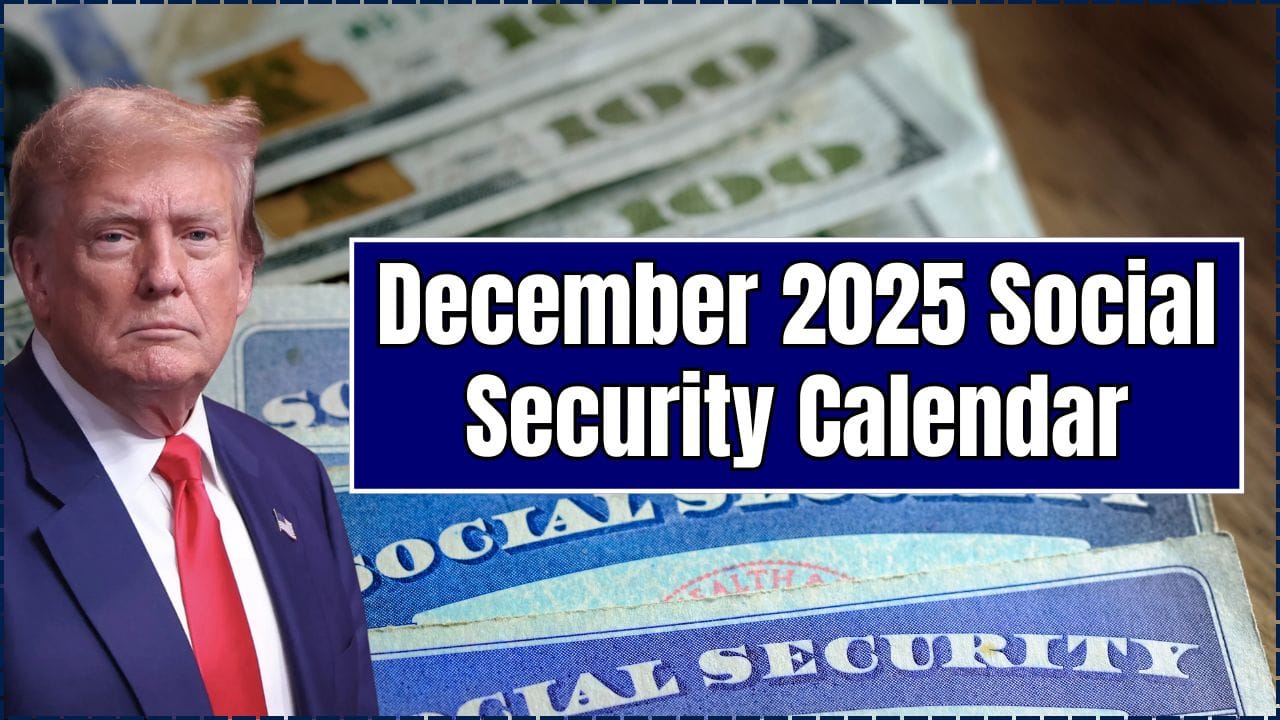 December 2025 Social Security Calendar