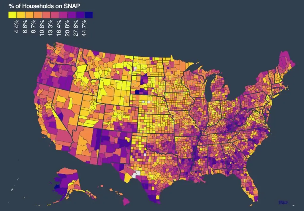 19 states where SNAP Funds are issued through late December