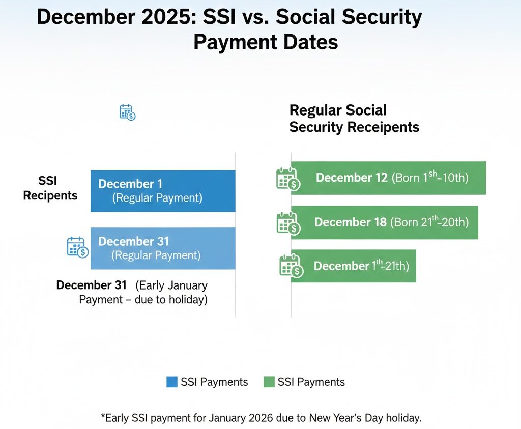 SSI and SSDI payment volumes for December