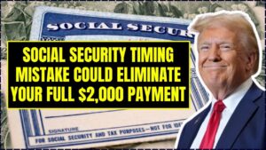 Social Security Timing Mistake Could Eliminate Your Full $2,000 Payment