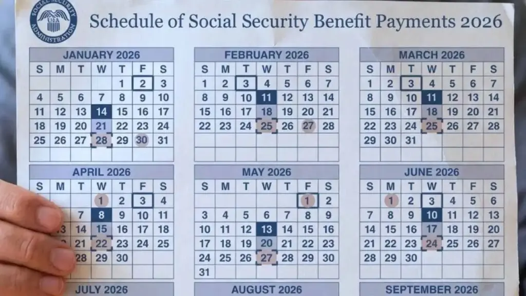 Wednesday payment dates in 2026