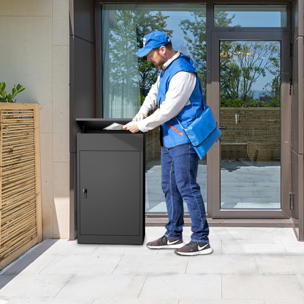 Parcel Box installed near a front door